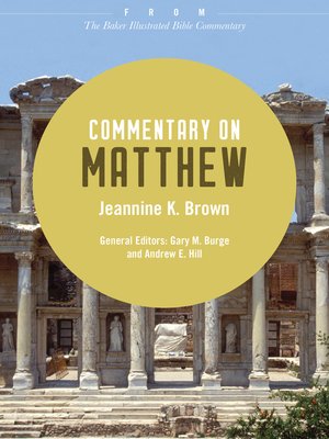 cover image of Commentary on Matthew